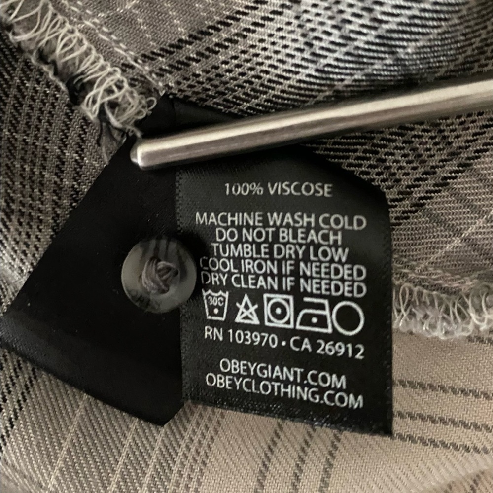 NWOT OBEY Plaid Skater Dress • XL - Picture 11 of 11